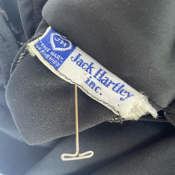 Vintage 1970’s Jack Hartley Black Bell Bottom Jumpsuit - Picture 4 of 4